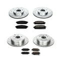thumbnail image 3 of PowerStop Front and Rear Z23 Evolution Sport Carbon-Fiber Ceramic Brake Pad and Drilled & Slotted Rotor Kit Fits: NISSAN Select Models K2766, 3 of 10
