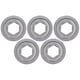thumbnail image 5 of Rodamiento de bolas con brida hexagonal, rodamientos de bolas con brida de 5 piezas Rodamientos de bolas con brida Rodamiento de bolas con brida blindada Diseño elevado, 5 of 9