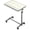Manual Knob Height Adjustment-White Oak, variant on KEKOY Overbed Table, Adjustable Overbed Bedside Table with Wheels, Tilt Table for Medical Home Care and Hospital Use,Smooth Rolling, Stable Support Design