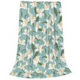 thumbnail image 2 of Sikiie Lilies Flowers Ultra-Soft Micro flannel Blanket Luxury All Seasons Warm Blanket for Bedding Sofa and Travel (4 sizes)-60"x50", 2 of 7
