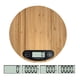 thumbnail image 2 of Báscula de Cocina Digital Aquila Ommega BA3172 5 Kg Bambu Circular, 2 of 4