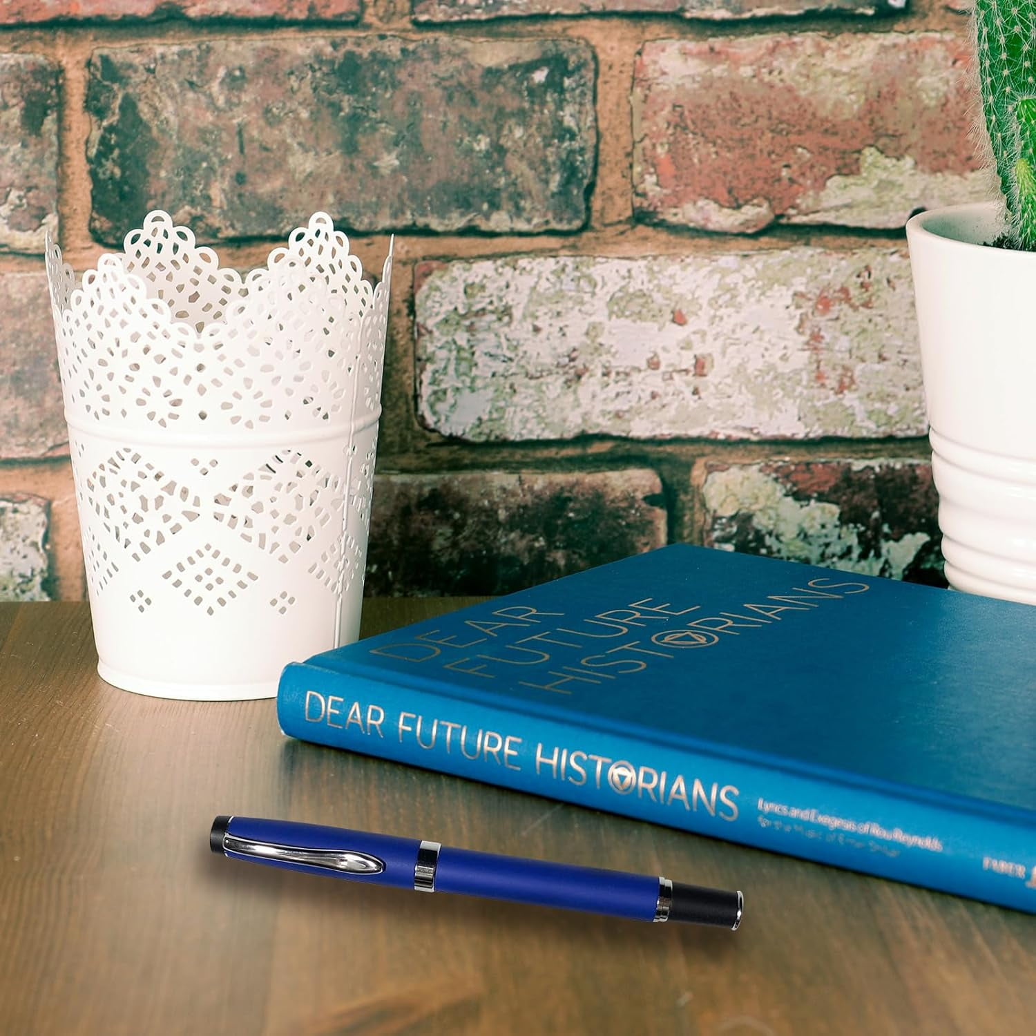 Gripper Rollerball Pen - Matt Blue with Anti Slip Grip (Budget Friendly Pen)