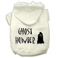 thumbnail image 1 of Ghost Hunter Screen Print Pet Hoodies Cream With Black Lettering Xs (8), 1 of 1