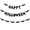 A, variant on Sruoe Halloween Thanksgiving Day Paper Banner Garland, 196.85 Inch Spooky Letter Cutout Flag Garland, Foldable Thick Cardstock Structure, Halloween Indoor Decor