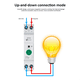 thumbnail image 3 of Disyuntor Inteligente Tuya Wifi, Medidor de Potencia, Control Remoto de Riel DIN, Temporizador de Monitoreo de Medición de Kwh para el Hogar Inteligente, Relé A, 3 of 5