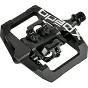 Xpedo GFX Pedals - Dual Sided Clipless with Platform, Aluminum, 9/16", Black