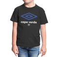 thumbnail image 2 of Umbro Kids Cape Verde Diamond Logo T Shirt (Black, XS-XL), 2 of 4
