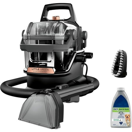 Little Green HydroSteam Multi-Purpose Portable Carpet and Upholstery Cleaner, Car and Auto Detailer, Black and Copper Harbor