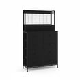thumbnail image 1 of Towallmark Commode en Tissu Intelligente à 11 Tiroirs avec Recharge Sans Fil, Lumières DEL RVB, Armoire Anti-Basculement pour Chambre, Garde-Robe, Dortoir, Organisation de la Maison, Style Ferme – Couleur : Brun, 1 of 8