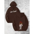 thumbnail image 2 of Skeleton Gets Lovesick Print Hoodie, Cool Hoodies For Men, Sudadera Con Capucha De Diseño Gráfico Informal Para Hombres Con Bolsillo De Canguro Streetwear Para Otoño De Invierno, Como Regalo, 2 of 4