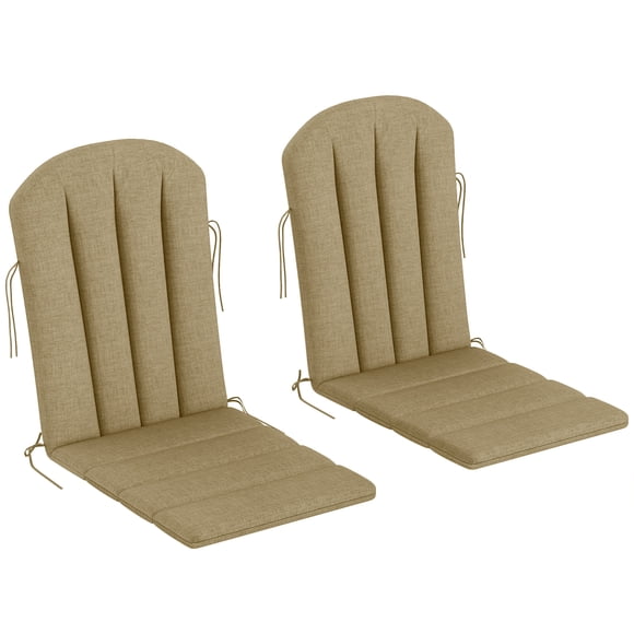 Outsunny 2PCS Adirondack Chair Cushion, Patio Chair Cushions, Beige