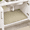 Beige-19"w x 19"l, variant on Black 19"w x 19"l Silicone Under Sink Mat for Kitchen and Bathroom Protection