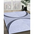 thumbnail image 2 of Ahgly Company Indoor Rectangle Patterned Lavender Blue Area Rugs, 7' x 10', 2 of 6