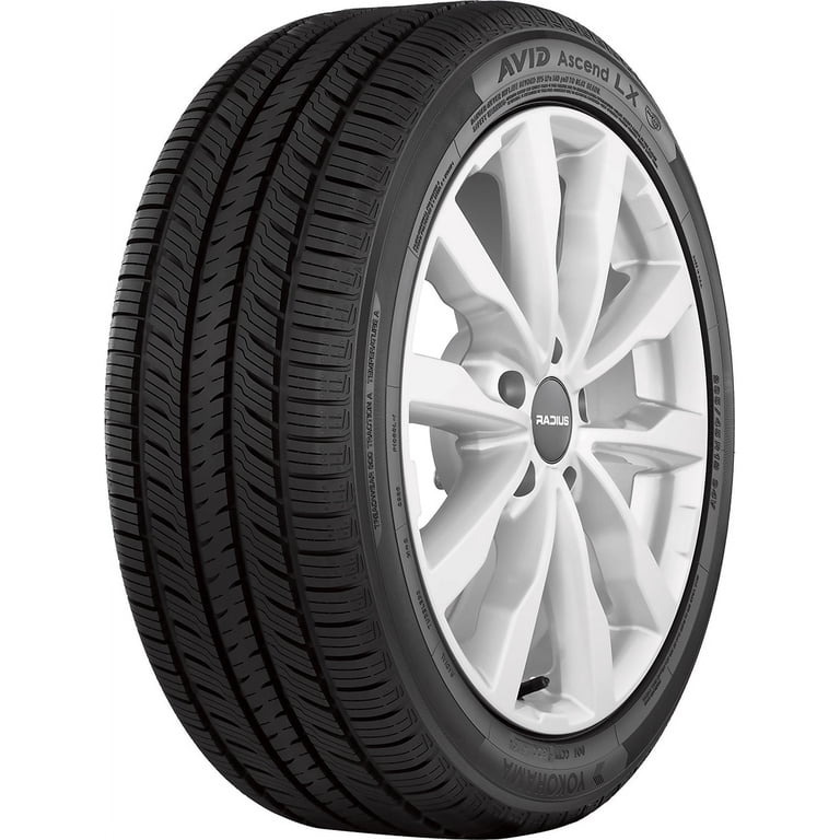 Set of 2 Yokohama Avid Ascend LX 225/60R17 99H Tires Fits: 2018-23
