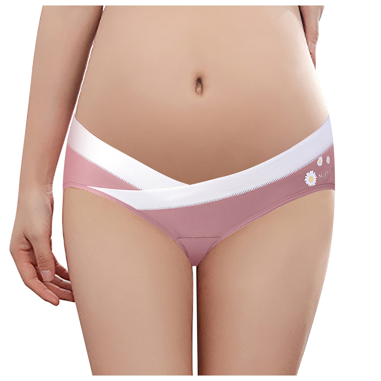 Women's Cotton Low Waist Underwear Breathable Briefs Knickers Panties Underpants