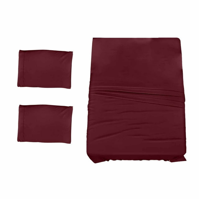 Hearth & Gear Stylish And Soft 4 Piece Bedding Set For Cozy Bedroom Made From Durable Polyester Fiber 180 Thread Count Sheets Your Sheets Size Patterned Sheets Linen Fitted Sheet Sheets for Size Bed