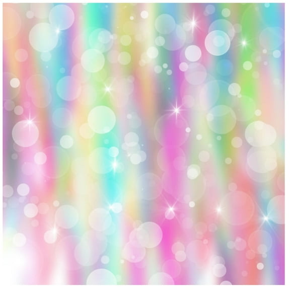 Printed Adhesive Vinyl Unicorn Bokeh (F) Pattern Removable Wall Vinyl