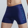 thumbnail image 5 of guisaled Men Swim Jammer Athletic Training Endurance Swimsuit Competitive Racing Compression Swimwear Quick Dry Square Leg Swim Trunks Clothing, 5 of 6