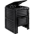 thumbnail image 7 of LINJH Large Garden Compost Bin, 80 Gallon (300L) Outdoor Composter Tumbler from BPA-Free Material for Fast Creation of Fertile Soil, Lightweight, Easy Assembly and Kitchen Waste Composting, 7 of 7