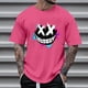 thumbnail image 3 of Camisetas de Cuello de la Tripulación de los Hombres de Poliéster Impreso en Seco Rápido, Cuello Redondo de Corte 3D para Gimnasio, Carrera, Ciclismo Y Ocasional, 3 of 4