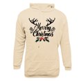 thumbnail image 4 of PNTUTB Men's Casual Solid Color Styling Christmas Graphic Print Long Sleeve Hoodie Drawstring Pullover Sweatshirt with Pocket, 4 of 6