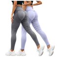 thumbnail image 2 of Mnuaqn 2 Pack Cellulite Leggings, High Waist 3D Anti Cellulite Leggings for Women, Slimming Workout Yoga Pants Grey for Size XXL, 2 of 4