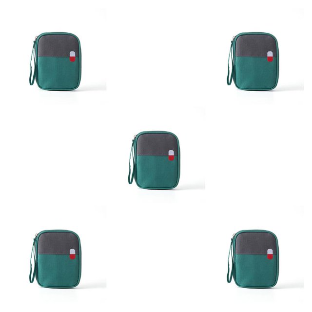 Toystoory Kit de emergencia bolsa herramientas vacías impermeable ayuda senderismo caso cierre de cremallera Oxford tela Trekking viaje pastillero paquete Type8 NO8 Toystoory CBP215101