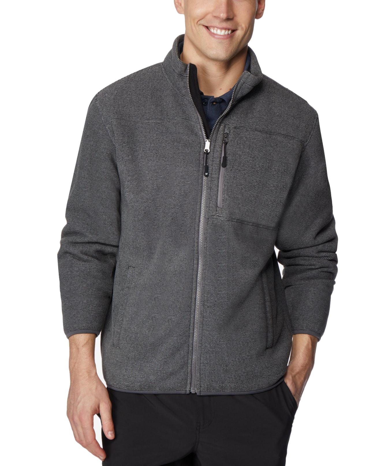 32 Degrees - Mens Sweater Small Full-Zip Fleece Jacket S - Walmart.com ...
