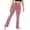 Purple, variant on NECHOLOGY Womens Pants Women Yoga Pant Women Solid Workout Leggings Pants Fitness Sports Running Yoga Cross Waist Yoga Pants Brown Large