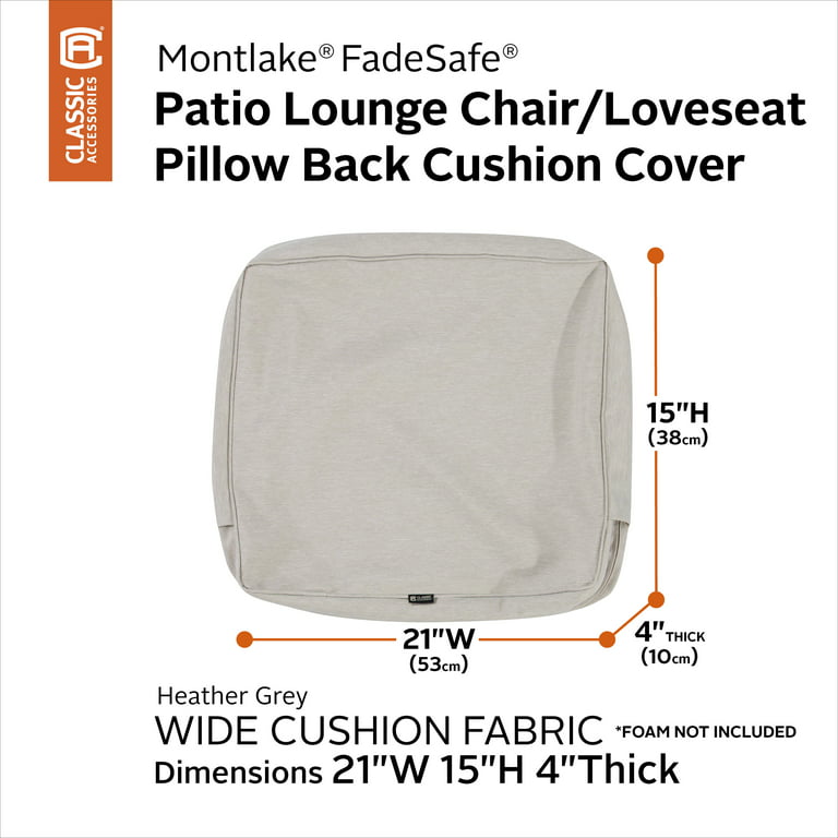 Back Cushion for Wheelchairs- 15-in. x 21-in.