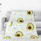 thumbnail image 1 of Balery Avocado of a Hear Manta de Felpa Suave y Acogedora – Cobija de Franela Aterciopelada para Cama, Lavable y Cálida para Sofá, Mascotas, Transpirable-80"x60", 1 of 7