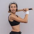 thumbnail image 6 of GOGO Sports Sweatband Set Sports Athletic Exercise Headband Wristband Set Cotton Sweatband Moisture Wicking Sweatband, 6 of 9