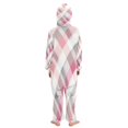 thumbnail image 3 of Vzayyk 4T-14Y Size Aviliable Cozy One-Piece Footless Sleeper Pajama Classic Tartan Plaid, 3 of 8