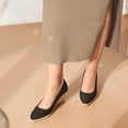 thumbnail image 5 of Roses Canvas U Cut Espadrille Wedges - Black / 6.5, 5 of 6