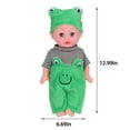 thumbnail image 3 of LSLJS Reborn Baby Dolls Toddlers Toys, 13 inch Cute Realistic Baby Doll with Clothes, Play House Take Care PVC Simulation Baby Dolls for Age 3+ Girls Boys Gifts for Christmas Birthday on Clearance, 3 of 7