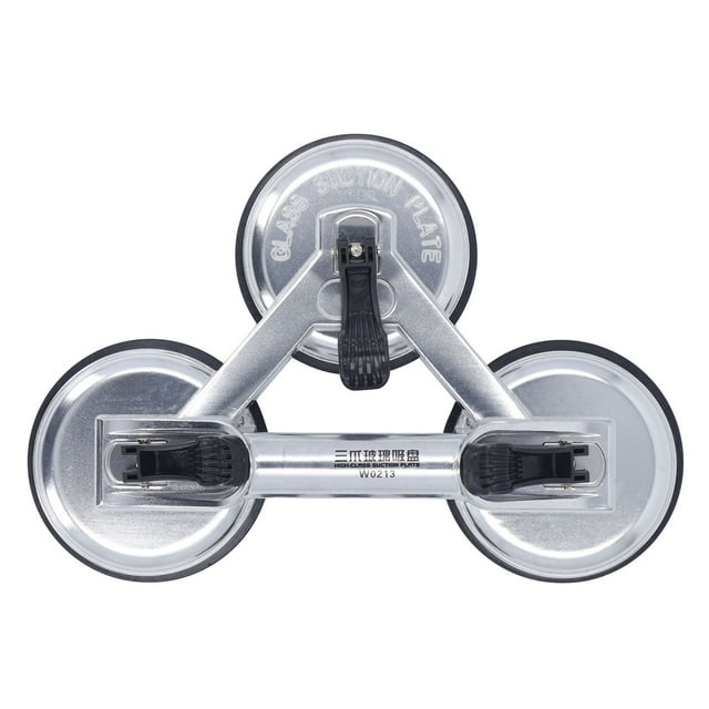 Elevador De Ventosa Triple, Ventosa De Elevación Con Agarre Ergonómico Vertical De 150 Kg, Potencia Fuerte Para Vidrio De Espejo