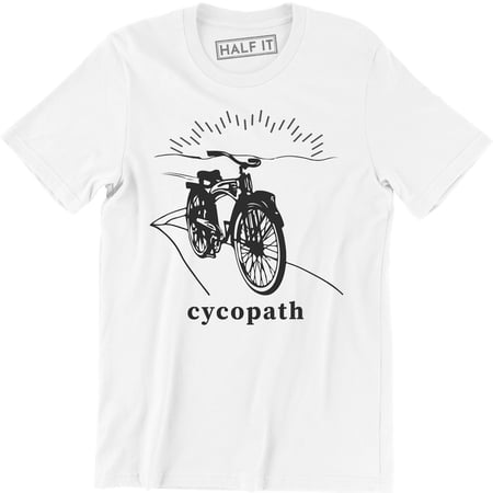 Cycopath Men s Bicycle Bikerider Psychopath Cycling Sports Road Mountain T-Shirt price history on PriceWatchPro