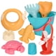 thumbnail image 2 of Juguetes de piscina, juguetes para bebés y niños pequeños, set de 9 piezas para la playa, arenero, juguete de verano para exteriores, muñeco de peluche, 2 of 9