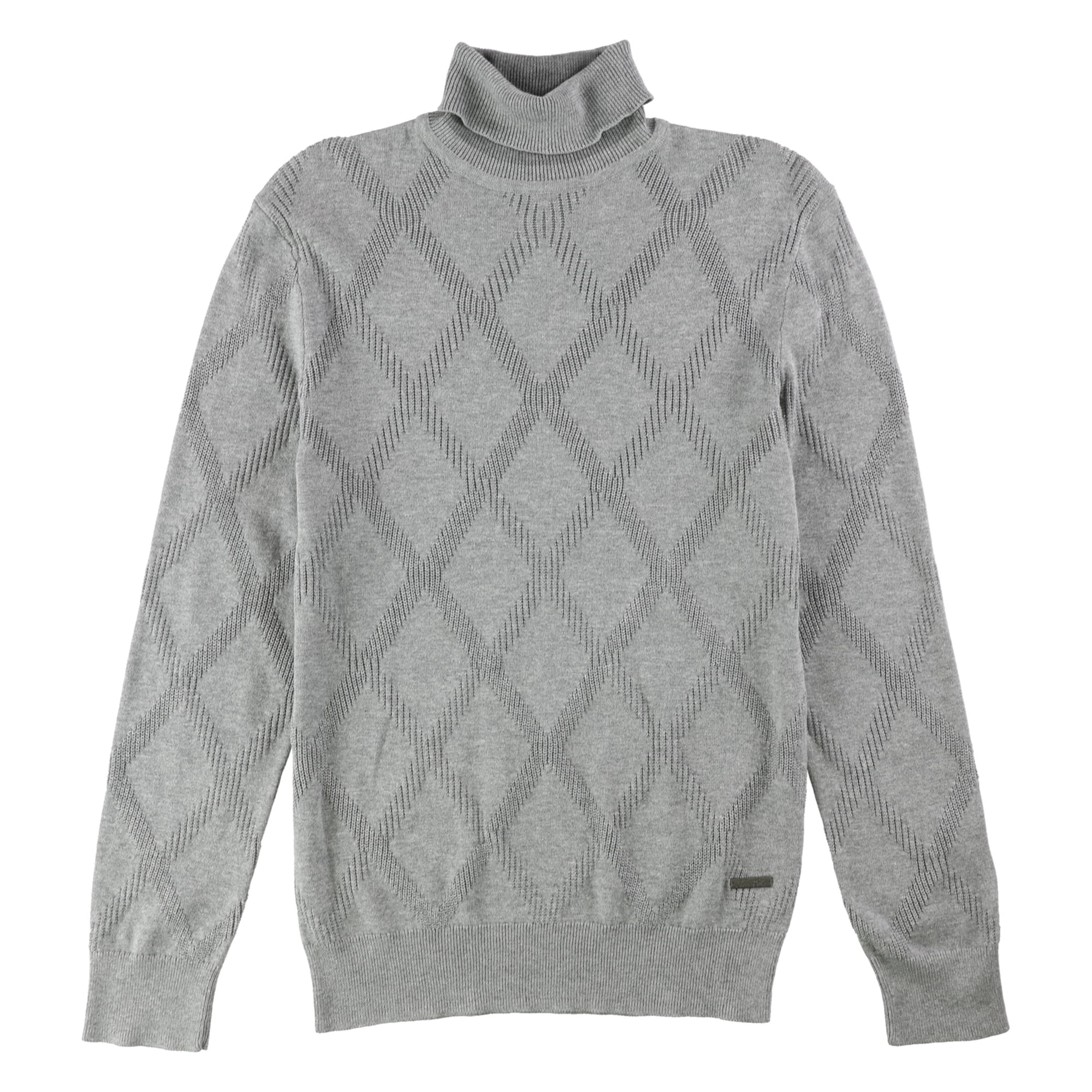 Tasso Elba Mens Diamond Knit Pullover 