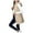Khaki, variant on larppty Women's Long Puffer Vest Casual Sleeveless Puffy Zip Up Jacket with Hood (Grey, S)