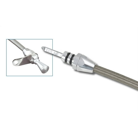 Lokar TD-3350TM LOCTD-3350TM HI-TECH FLEXIBLE BRAIDED STAINLESS TRANSMISSION DIPSTICK