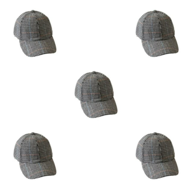 relayinert Fashionable Baseball Hat For Men Stay Cool And Stylish On Any Occasion Polyester Baseball Cap For Men Baseball Caps black 5Set