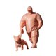 thumbnail image 3 of Figura de un tipo genial paseando a su perro a escala 1/64, decoración para diorama, modelo premium de minicolección. Despegar, 3 of 9