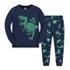 thumbnail image 1 of Ropa de hogar de algodón para niños, pijamas con estampado de dibujos animados para niños y niñas, conjunto de dos piezas con aire acondicionado, 1 of 6