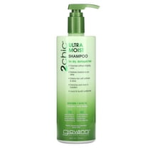 GIOVANNI Ultra Moist Shampoo, Avocado, Olive Oil for Dry, Damaged Hair, Sulfate Free, No Parabens, 24 oz with Pump