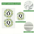thumbnail image 7 of Yjiankangz Monogram Letter Q Kitchen Towels Watercolor Lemon Farmhouse Dish Towels 16x24 Inch Dishcloth Fingertip Hand Towel Last Name Initial Soft Tea Towel Set of 2, 7 of 7