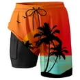 thumbnail image 3 of Kcolen Mens Swim Trunks 5 Inch Drawstring Board Shorts Loose Funny Mens Swim Trunks Men's Swim Trunks Beach Summer Loose Fit Bathing Suit Beach Board Shorts, 3 of 4
