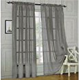 thumbnail image 3 of WPM 2 Piece Beautiful Sheer Window Elegance Curtains/drape/panels/treatment 60"w X 84"l (Bright Yellow), 3 of 3