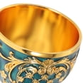 thumbnail image 2 of Cáliz medieval vintage, copa de chupito de metal retro, copa de vino decorativa, copa de agua bendita para uso ceremonial de Halloween, 2 of 7