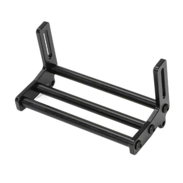 Accesorio de parachoques delantero RC 1/10 que reemplaza las piezas de repuesto universales para escalada RC Negro